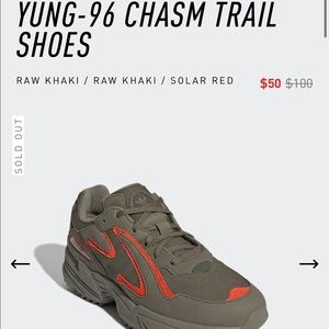 ISO mens size 6 yung 96 chasm trail sneakers !!!